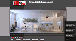 Desktop Screenshot of cocconatalearredamenti.it